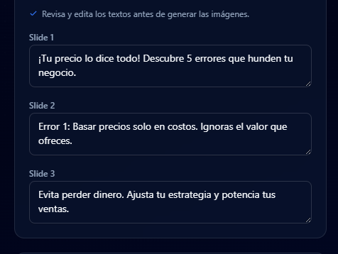 Revisa los textos